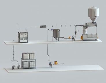 Dosificación de Líquidos Post-Pellet o Extrusión